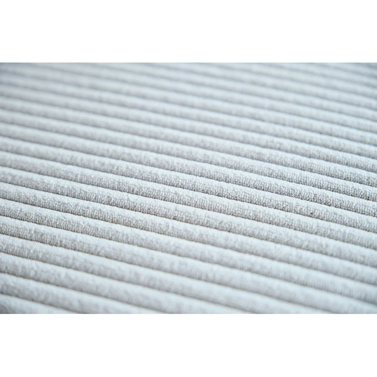 KAWOLA Hocker WIOLO SOFT Sitzelement für Modulsofa Cord hellgrau 43 x 111 x 111 cm – Bild 5