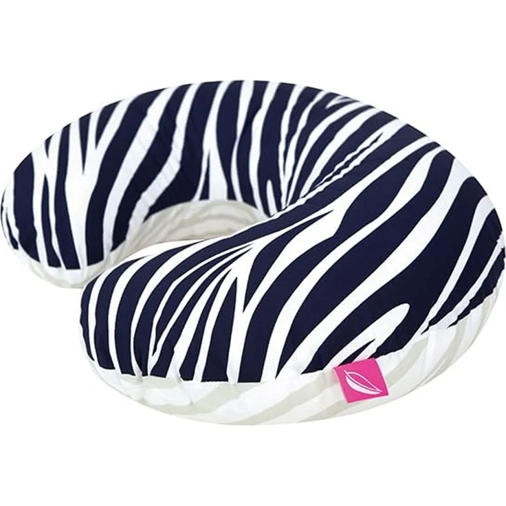 Motherhood Stillkissen Basic, abnehmbarer Bezug, ergonomisch geformt, 100% Baumwolle, Stillkissen klein, Stilkissen Baby