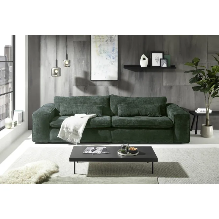 Big Sofa Venice Mikrofaser Eden optional mit Hocker – Ed Exciting Design