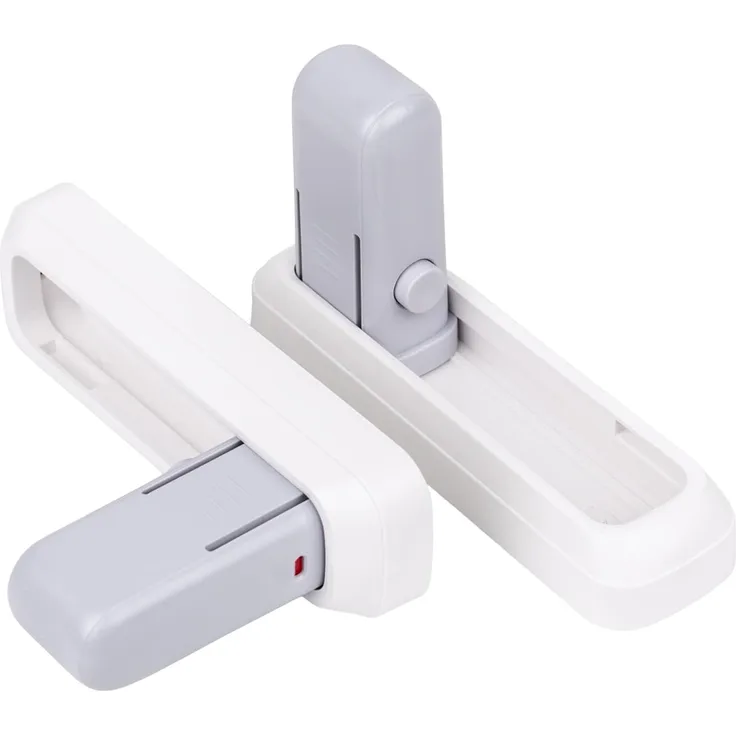 Your Day Mate Türdrückerschloss für Kinder und Haustiere, 2 Pack zum Kleben, wieder-verwendbar, 100% sicher da mit 3-Druck-Knopf-System