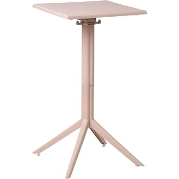 Gartentisch 'LEMNOS' Bartisch, Beige, 60 x 60 x 111 cm