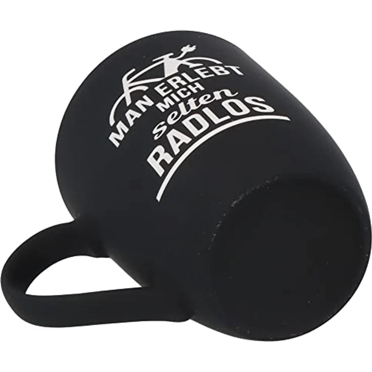 Spruchreif® Tasse SOFT-TOUCH-Tasse mit Gravur·Geschenk für Radfahrer und Mountain Biker – Bild 5