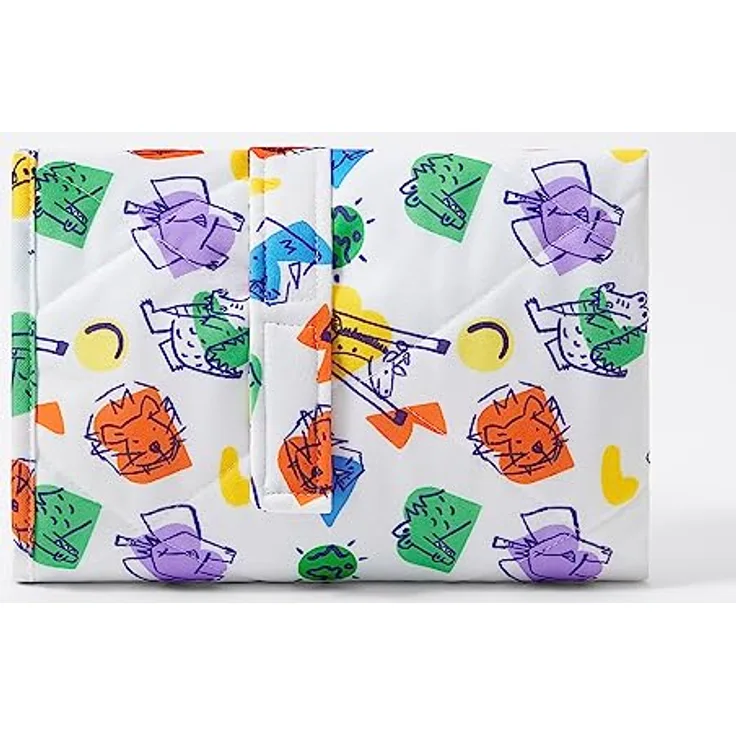 Bambino Mio Wickelunterlage für unterwegs - Laut, kompakt und saugfähig, wasserabweisend, maschinenwaschbar, 43 x 60 cm aufgeklappt