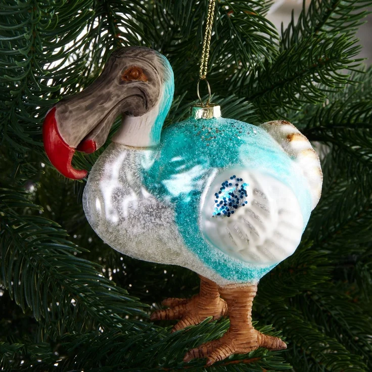 BRUBAKER Weihnachtsbaumkugel Lustige Weihnachtskugel aus Glas - Handbemalt und Mundgeblasen Figuren (1 St), Christbaumschmuck Weihnachtsdeko Anhänger - Deko – Bild 2