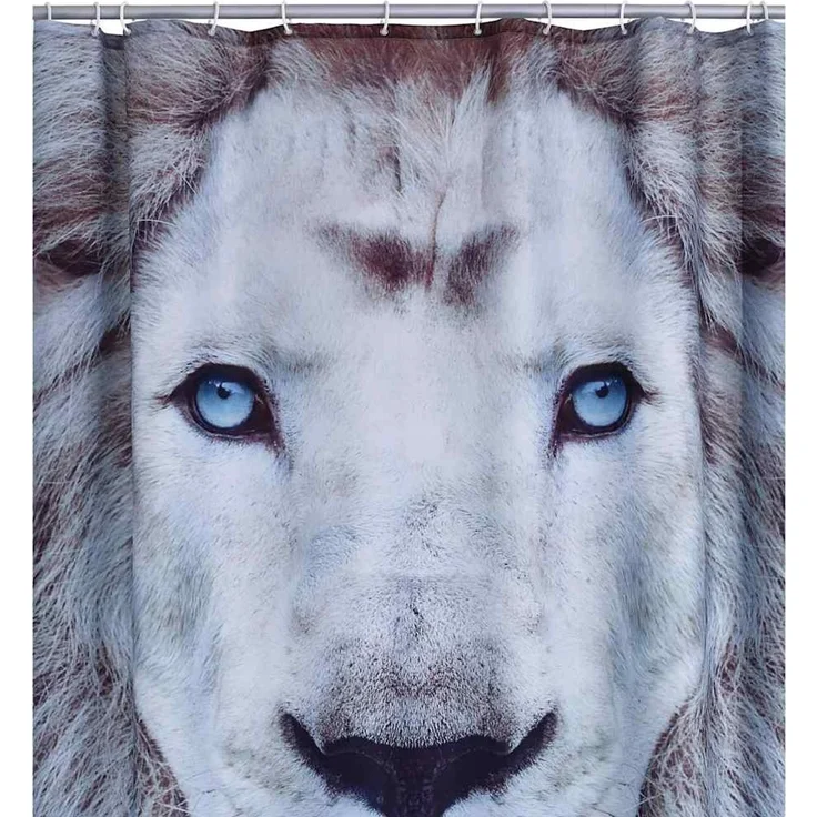 RIDDER Duschvorhang Lion 180 x 200 cm 425973 – Bild 1