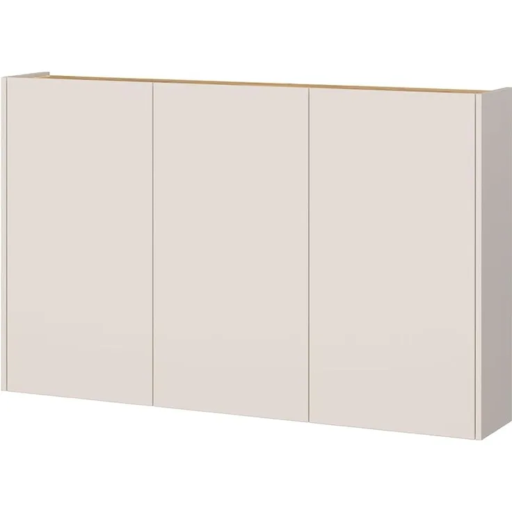 Lomadox Schuhschrank LAPUA-01 in Kaschmir und Eiche, 3-türig, ideal für schmale Flure