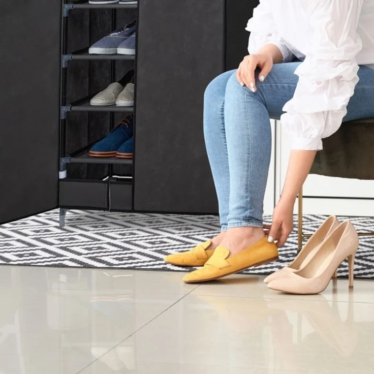Schuhschrank Stoff 30 Paar Schuhe – Bild 3