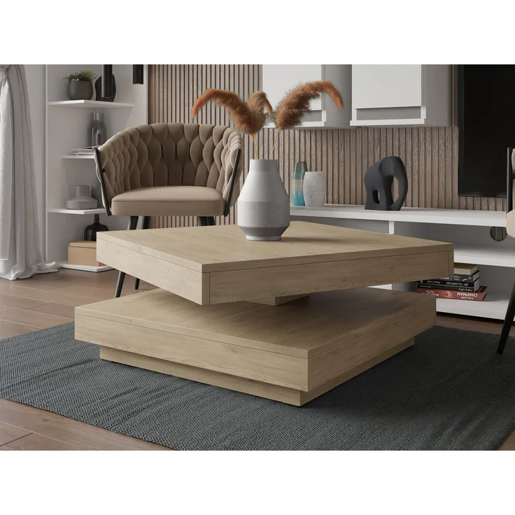 Couchtisch Luriso (Farbe: Eiche Cremona Torro) – Bild 2
