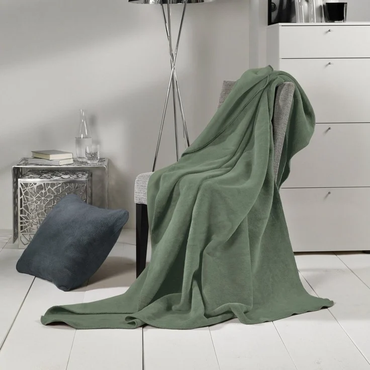 Wohndecke Wohndecke "Brescia" 2er-Pack, Erwin Müller, Baumwolle Uni – Bild 2