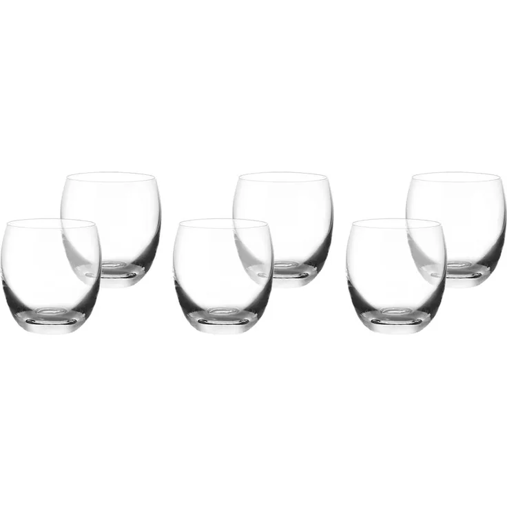 Leonardo Cheers Becher Klein 6er Set, Whiskyglas, Trinkglas, Wasserglas, 300 ml, 75386