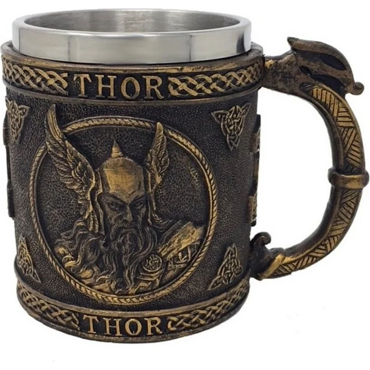 MystiCalls Bierkrug Trinkgefäß - Krug Thor - Kelch – Bild 5