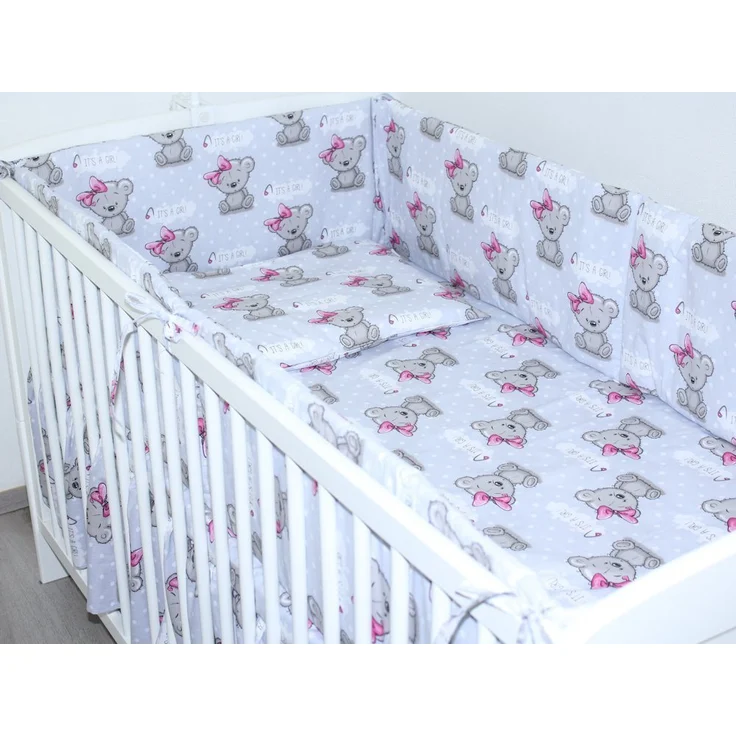 Primawela Bettnestchen Nestchen 420 cm Bettumrandung Baby Bett Kinder Nest Kopfumrandung – Bild 3