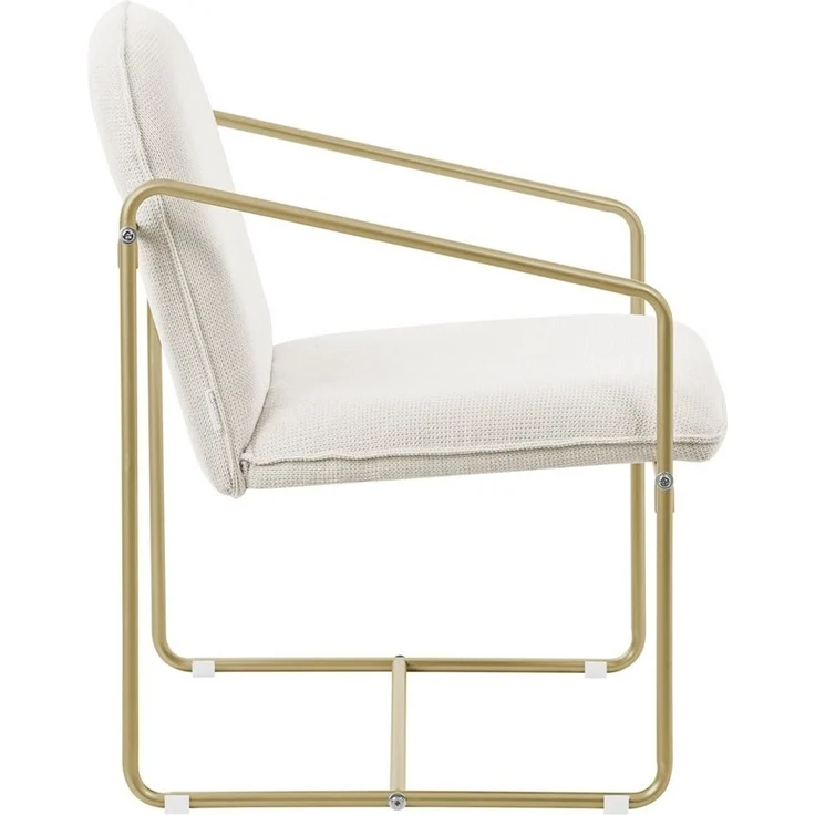 ML-DESIGN Loungesessel Esszimmerstuhl mit dickem gepolsterter Sitz Rücken- und Armlehnen, Cocktailsessel Lehnstuhl mit weichem Bezug Sessel Relaxsessel – Bild 2