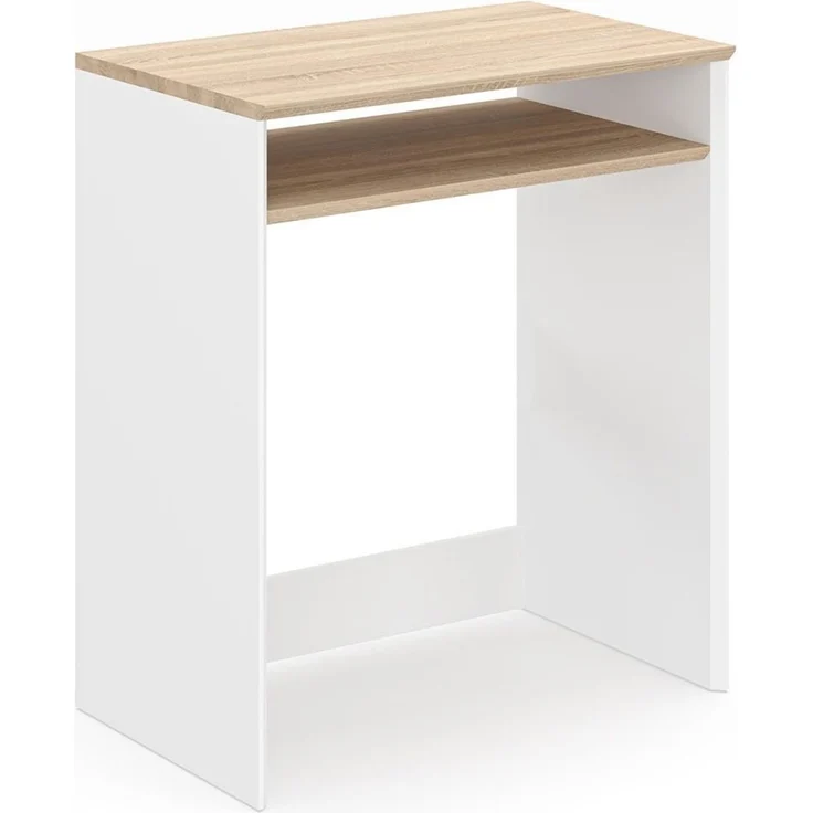 Skye Decor 'Zeyna - Sonomo Oak, White' Schreibtisch, Sonoma-Eiche / Weiß, 65 x 75 x 40 cm – Bild 3