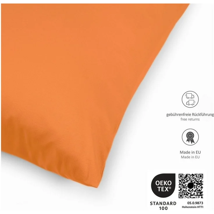 liebling Kissenhülle Interlock Jersey, (1 Stück), seidiger Glanz, hautsympathisch, pflegeleicht, bügelfrei, Ökotex 100 – Bild 2
