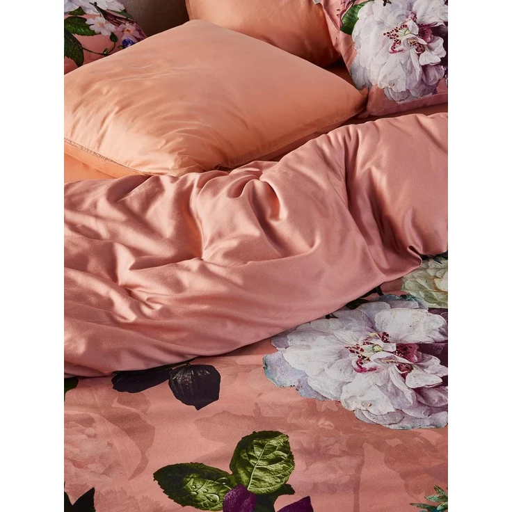 Essenza Bettwäsche Fleur Evening Rose Baumwollsatin, 200x200 cm – Bild 3