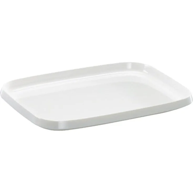 WACA Tablett aus Melamin klassisch Serviertablett Farbe weiß