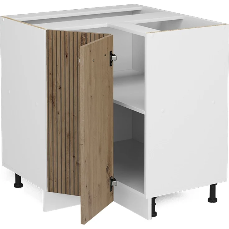Eckunterschrank R-Line Artisan-Eiche 75.6 cm , AP Marmor Vicco – Bild 4