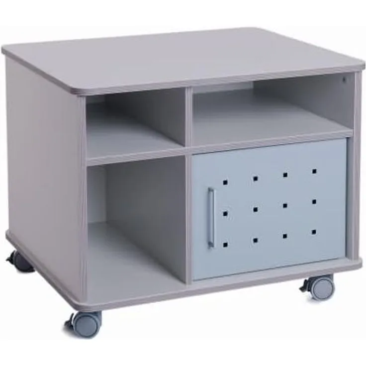 Rocada Kopier- und Druckerschrank RD4020/1 auf Rollen grau