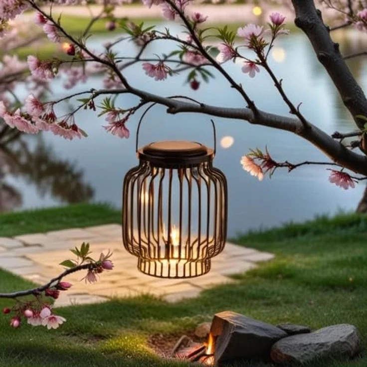Marrakesch Orient & Mediterran Interior LED Solarleuchte 2er Set Skandinavische Solarlaterne Laterne Lampe Garten Deko Modern – Bild 6