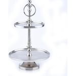 Marrakesch Orient & Mediterran Interior Etagere Etagen Etagere aus Aluminium Annika, Cupcake Ständer modern Tischdeko, Handarbeit