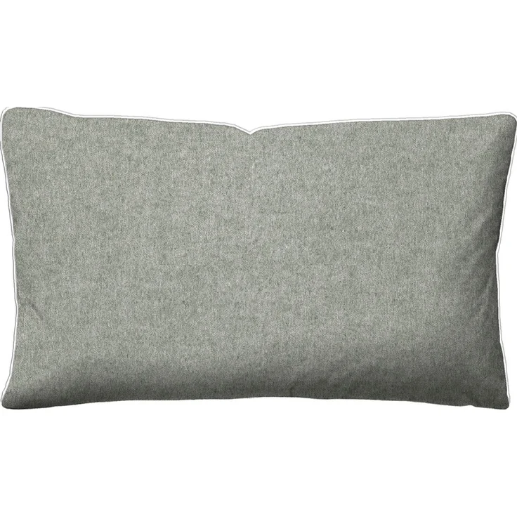 biberna Melange-Flanell Kissenbezug 0840500 MELANGE UNI, marine, 1x 40x60 cm – Bild 3