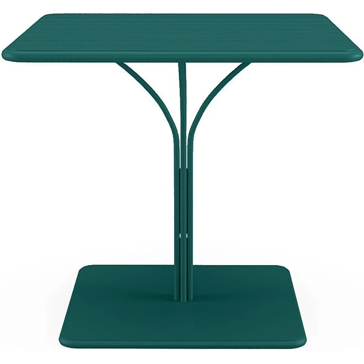 Vente-unique - Gartentisch - L. 80 cm - Metall - Blau - MIRMANDE von MYLIA – Bild 4