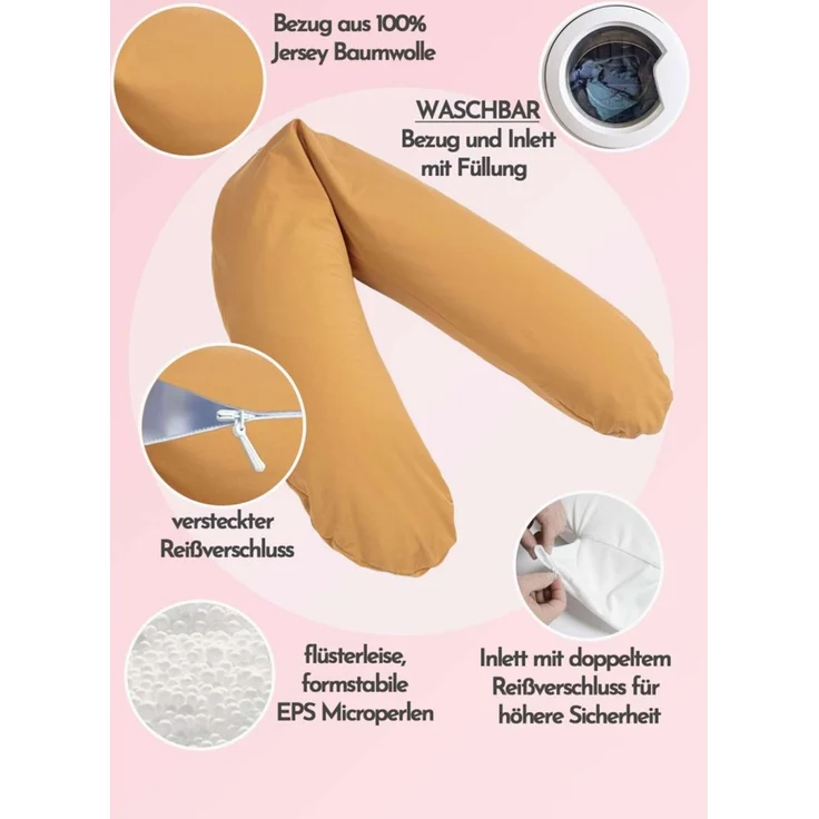 pic Bear Stillkissen PREMIUM 194 cm, Apple cinnamon : Apple cinnamon – Bild 1