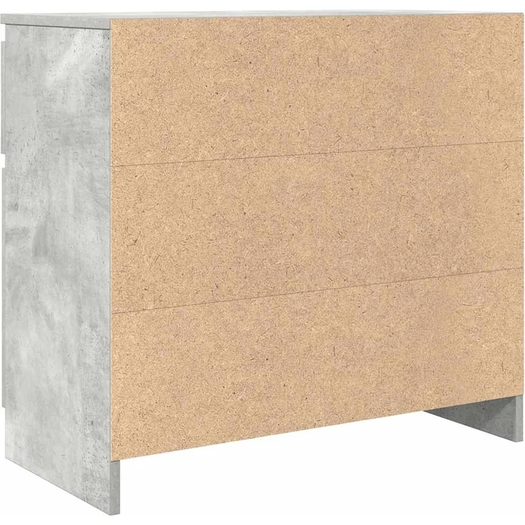 vidaXL Sideboard mit Schublade Betongrau 71x35x65 cm Holzwerkstoff 861601 – Bild 7