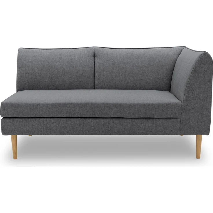 Gartenlounge Sofa 2-Sitzer Rechts Braelyn 159x82x82 Bezug in anthrazit – Bild 2