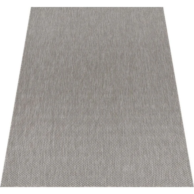 TaraCarpet Teppich Tara Carpet Columbia Meliert In & Outdoor auch für die Küche, rechteckig, Höhe: 5 mm, Balkon Terrasse Wintergarten grau meliert Esszimmer 80x150 – Bild 2