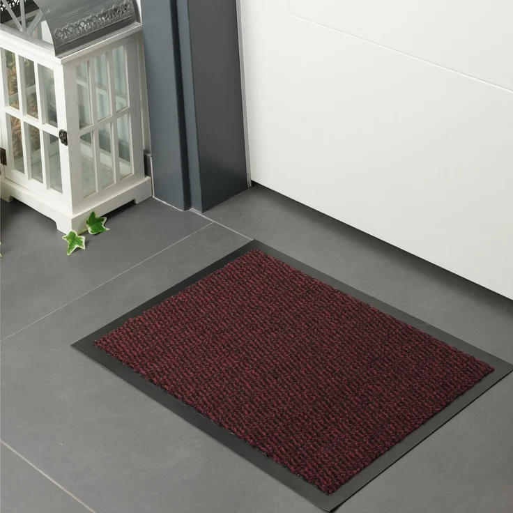 Furni24 Fußmatte - Rot-Schwarz, 40 x 60 cm – Bild 3