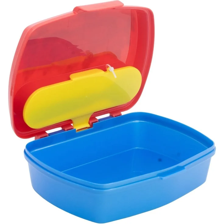 Spiderman Sandwichbox mit Besteck Kinder Brotdose Lunchbox Seven Wonders – Bild 3