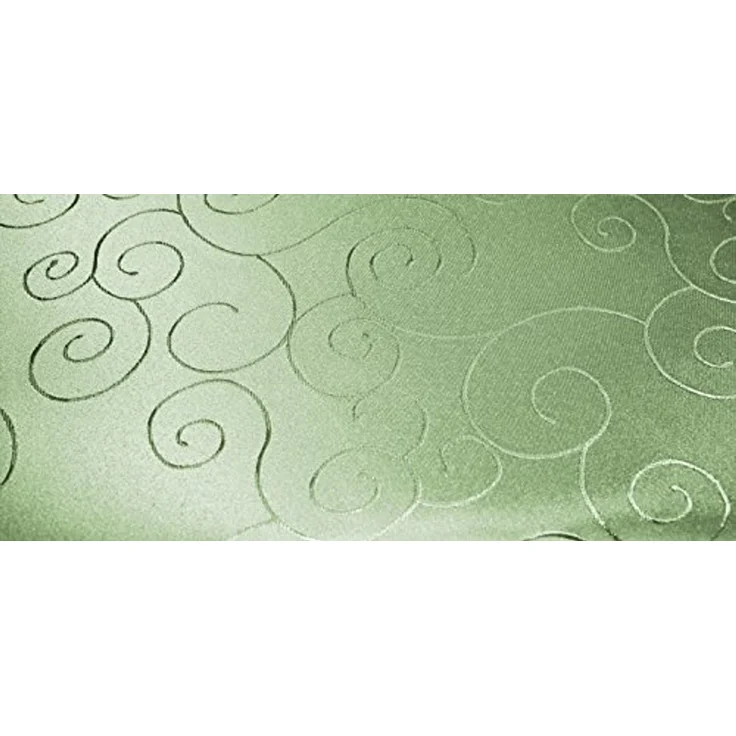 Haus und Deko Tischdecke Tischdecke rund 160 cm Durchmensser damast Ornamente bügelfrei flecke (1-tlg) – Bild 1