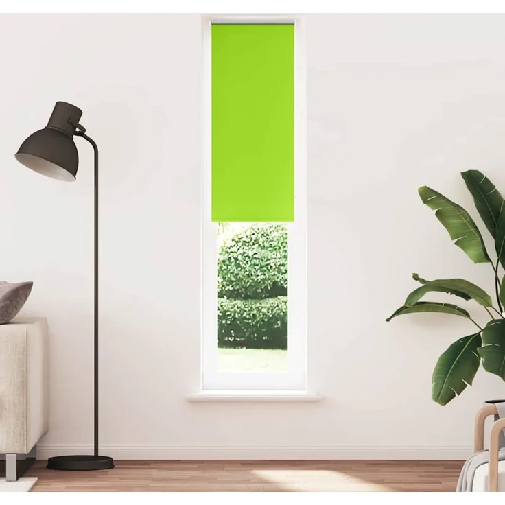 vidaXL Verdunkelungsrollo Grün 50x230 cm Stoffbreite 45,7 cm Polyester 4011326 – Bild 1