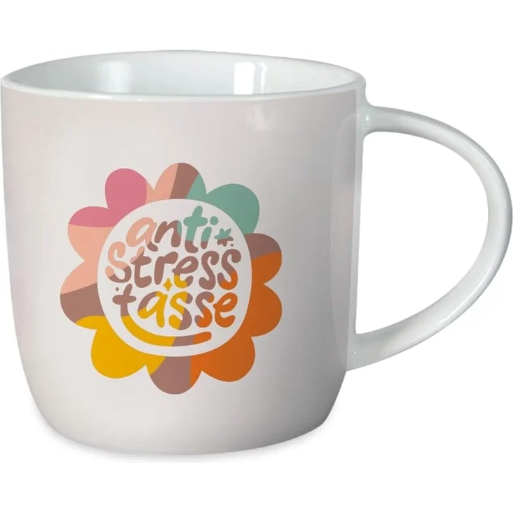 Grafik Werkstatt Tasse Gute Laune Tasse, Anti-Stress-Tasse, Geeignet für die Mikrowelle und Spülmaschine