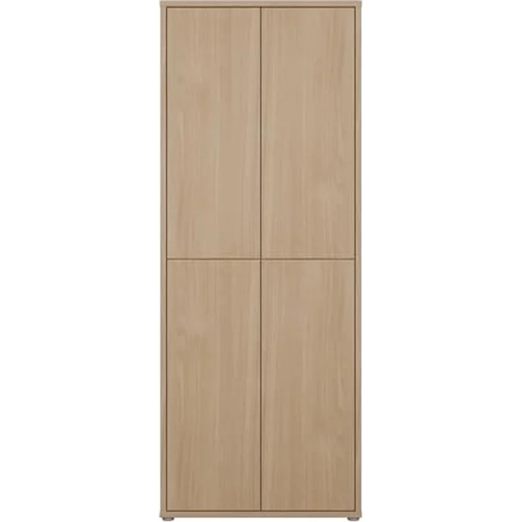 FORTE Schuhschrank Alice Springs, Schuhschrank, Höhe 191,9 cm, 4 Türen, viel Platz (B/H/T 74,5/191,9/34,9 cm) Stauraumschrank, Mehrzweckschrank, Breite 74,5 cm, mit 8 Böden – Bild 3