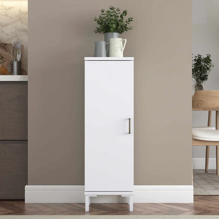 Skye Decor 'KC109' Badezimmerschrank, Weiß, 30 x 93,6 x 32,5 cm – Bild 3