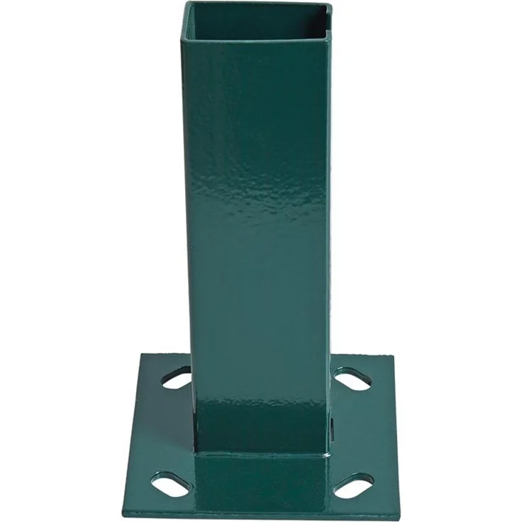Pfostenträger Aufschraubhülse 40x60 mm Doppelstabmatten Zaun Pfosten Grün – Bild 6
