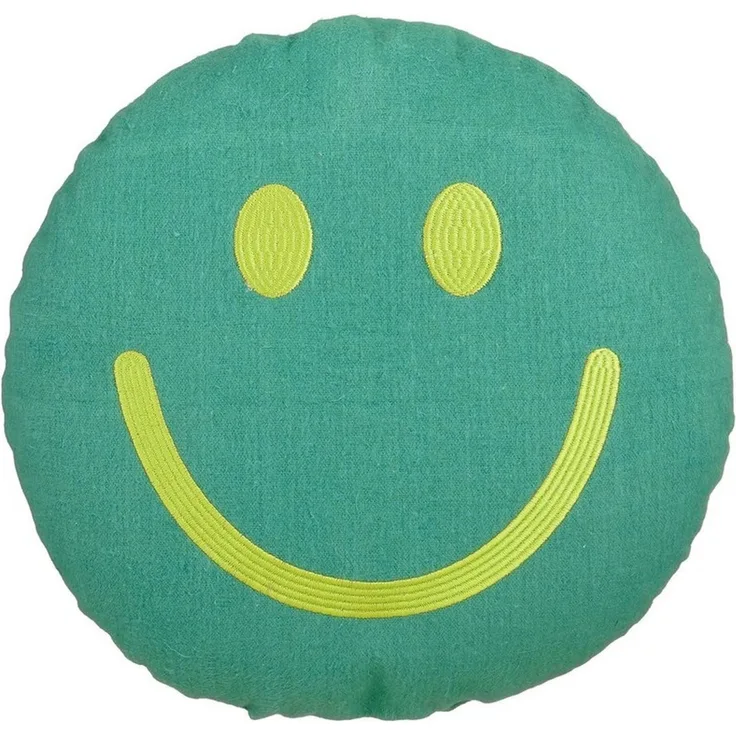 Mica Decorations Zierkissen Mica Decorations Smiley Deko Kissen – Ø45 x 10 cm