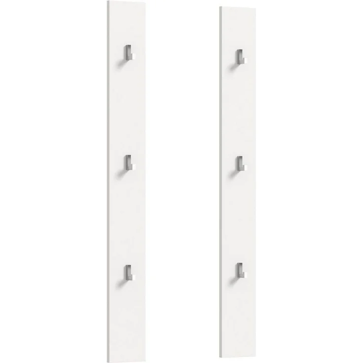 Paneel 2er Set (B/H/T: 13x115x3 cm) in weiß hochglanz – Bild 1