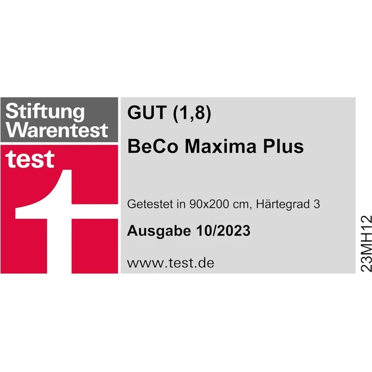 Beco 'Maxima Plus' Taschenfederkernmatratze mit waschbarem Bezug, H2, 22 x 140 x 200 cm – Bild 7