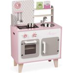 Janod J06567 'Küche Macaron Groß', Holz Spielküche, ab 3 Jahren