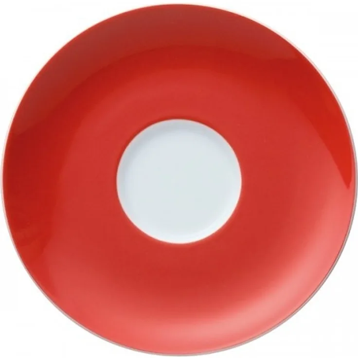 Thomas Sunny Day Untertasse für Kaffeetasse / Teetasse, Porzellan, New Red / Rot, Spülmaschinenfest, 14. 5 cm, 14741