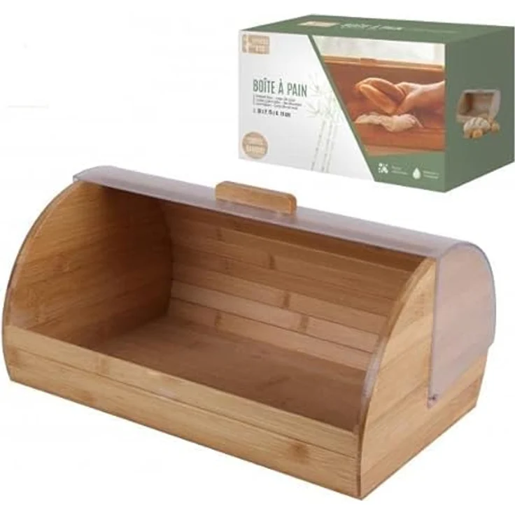 Bambou&Co. Bambus Brotkasten Brotkiste 38 x 25 x H19 cm 30127 – Bild 2