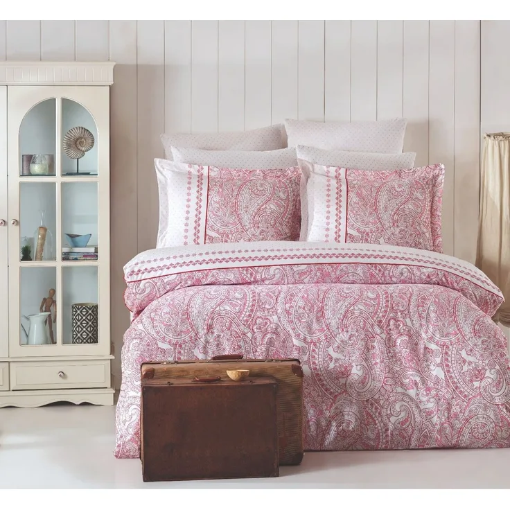 L'Essentiel Maison Bettdecke + Kopfkissen 100% COTTON RANFORCE 32418