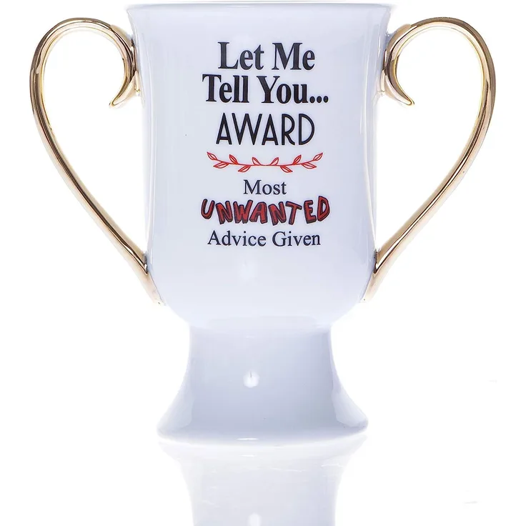Boxer Gifts MU3096 Tasse mit Aufschrift''Unwanted Advice'', lustiges Geschenk für Geburtstag, Weihnachten oder geheimes Weihnachtsmann, für Freunde, Kollegen, Mama oder Papa, Keramik