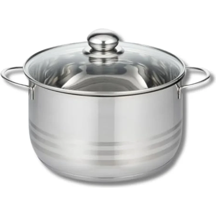 Topf ELO BRILLANT D 16 cm silber Bratentopf Universaltopf Suppentopf Kochtopf – Bild 2