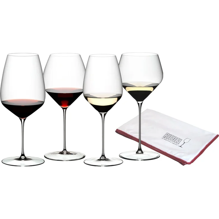 Riedel VELOCE Tasting-Set 4-teilig + Poliertuch – Bild 1