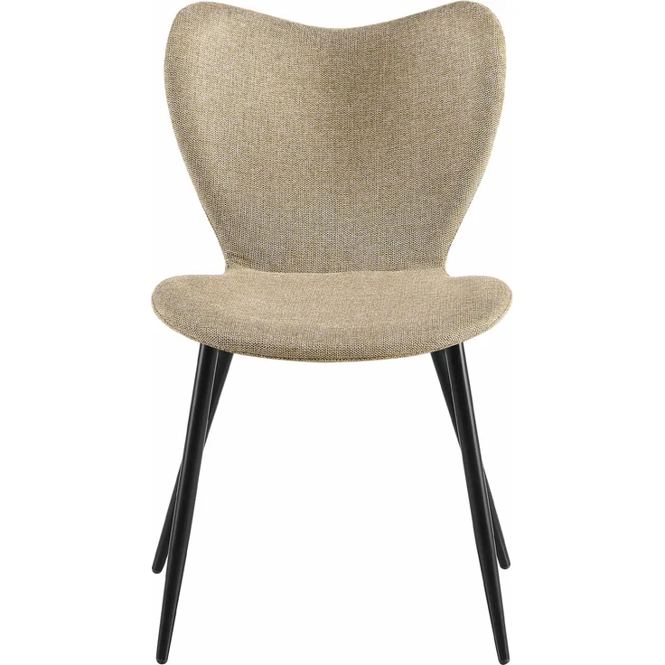 Esszimmerstuhl COLON - Stoff Taupe 50x58x80 cm | Essstühle Esszimmerstühle Küchenstühle Wohnzimmerstühle – Bild 5